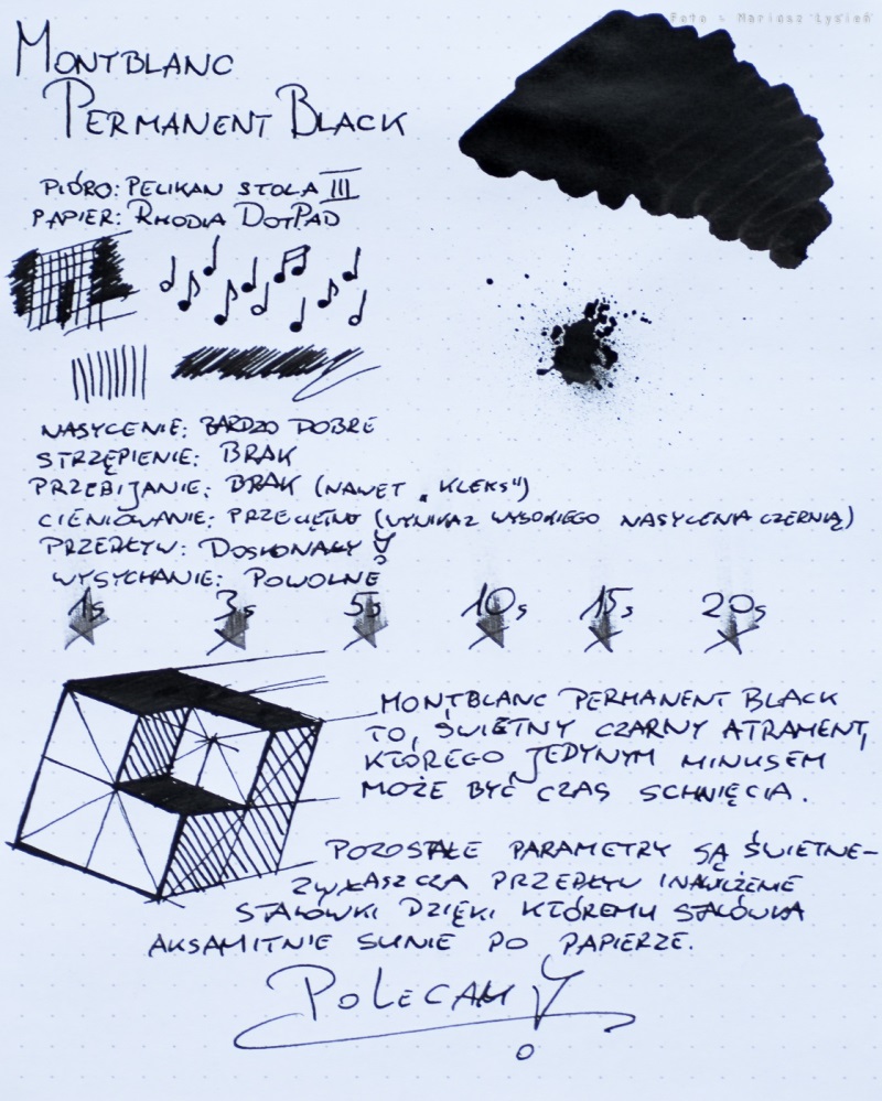 Montblanc permanent on sale black